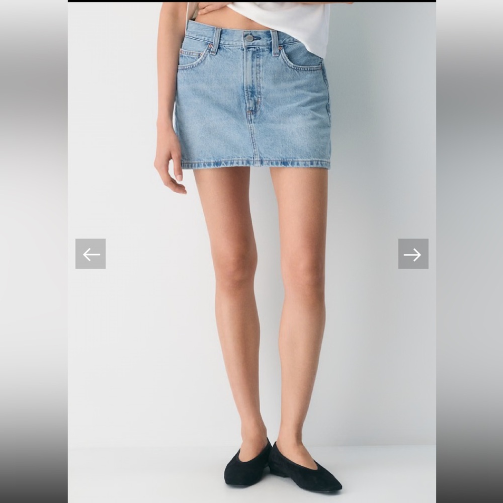 Aritzia Denim Forum The '90s Ricci Denim Jean Skirt, size 23 - Picture 9 of 15